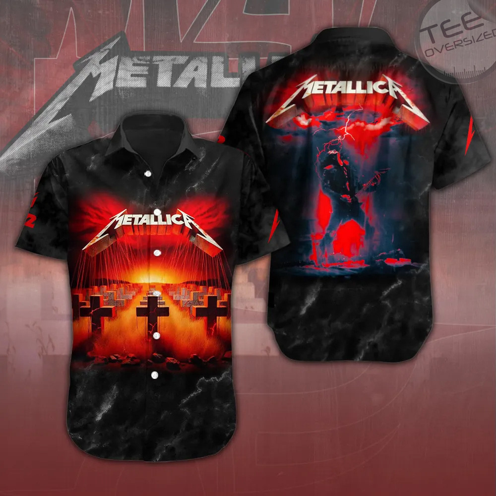 Metallica Short Sleeve Dress Shirt 22