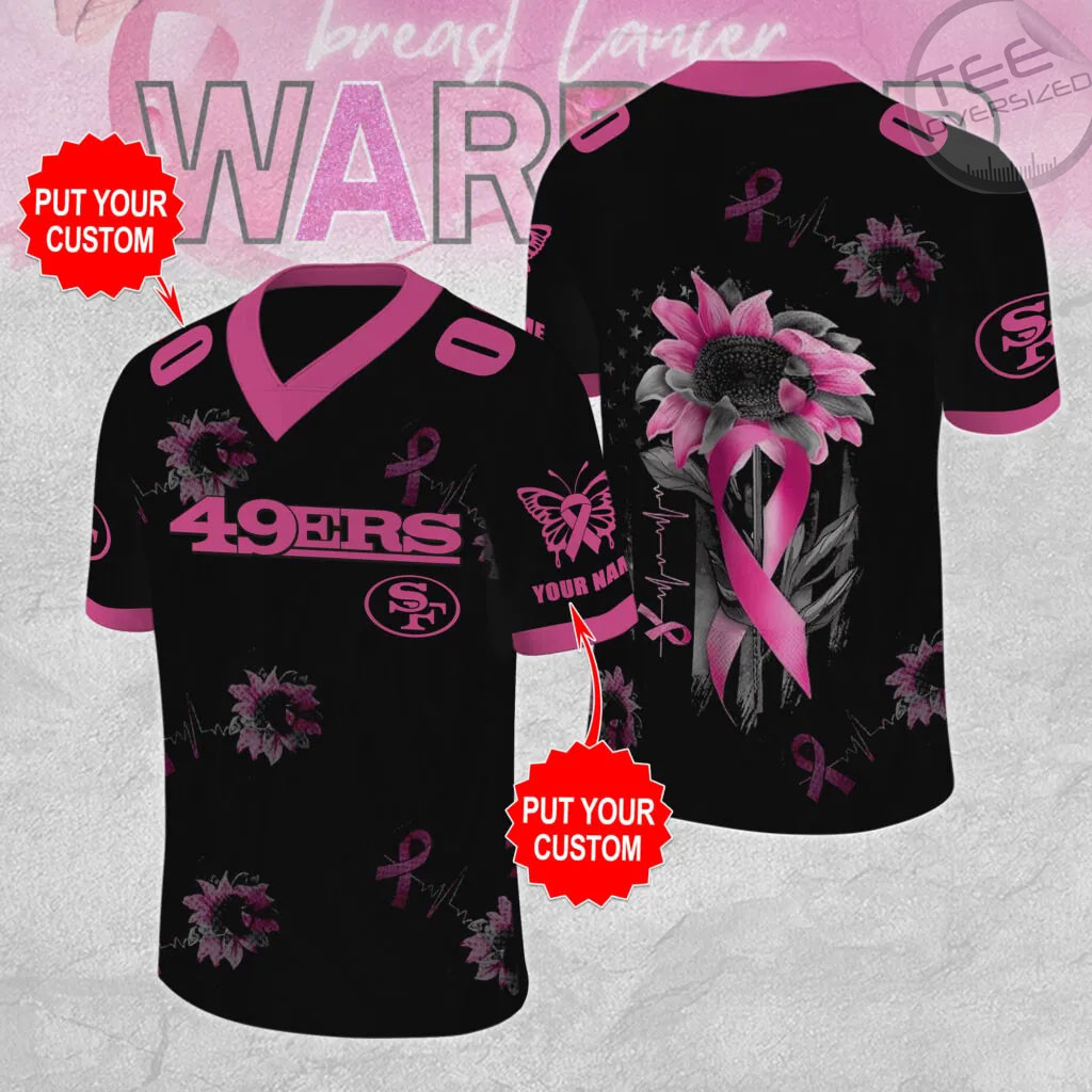 San Francisco 49ers x Breast Cancer Awareness Football Jersey