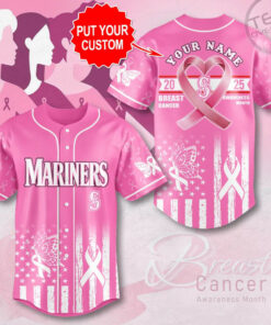 Seattle Mariners x Breast Cancer Awareness Baseball Jersey