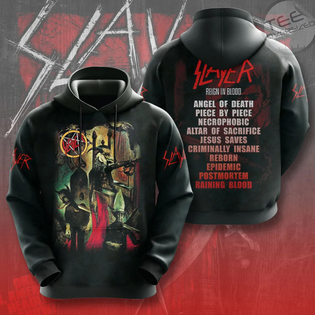 Slayer Band Hoodie 13