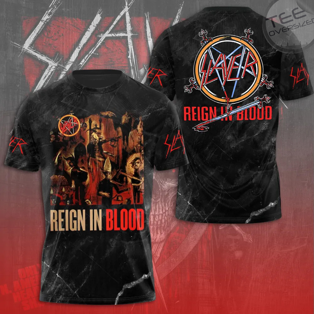 Slayer Band T shirt 12