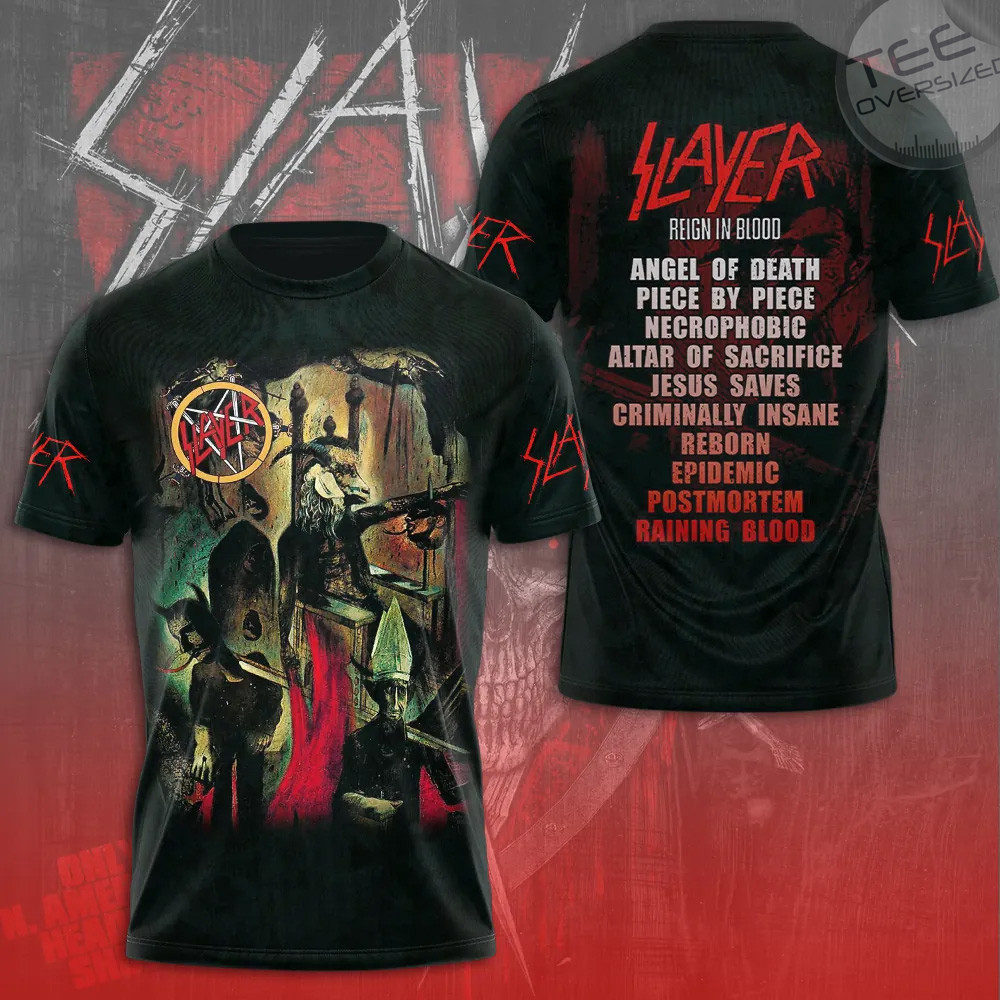 Slayer Band T shirt 13