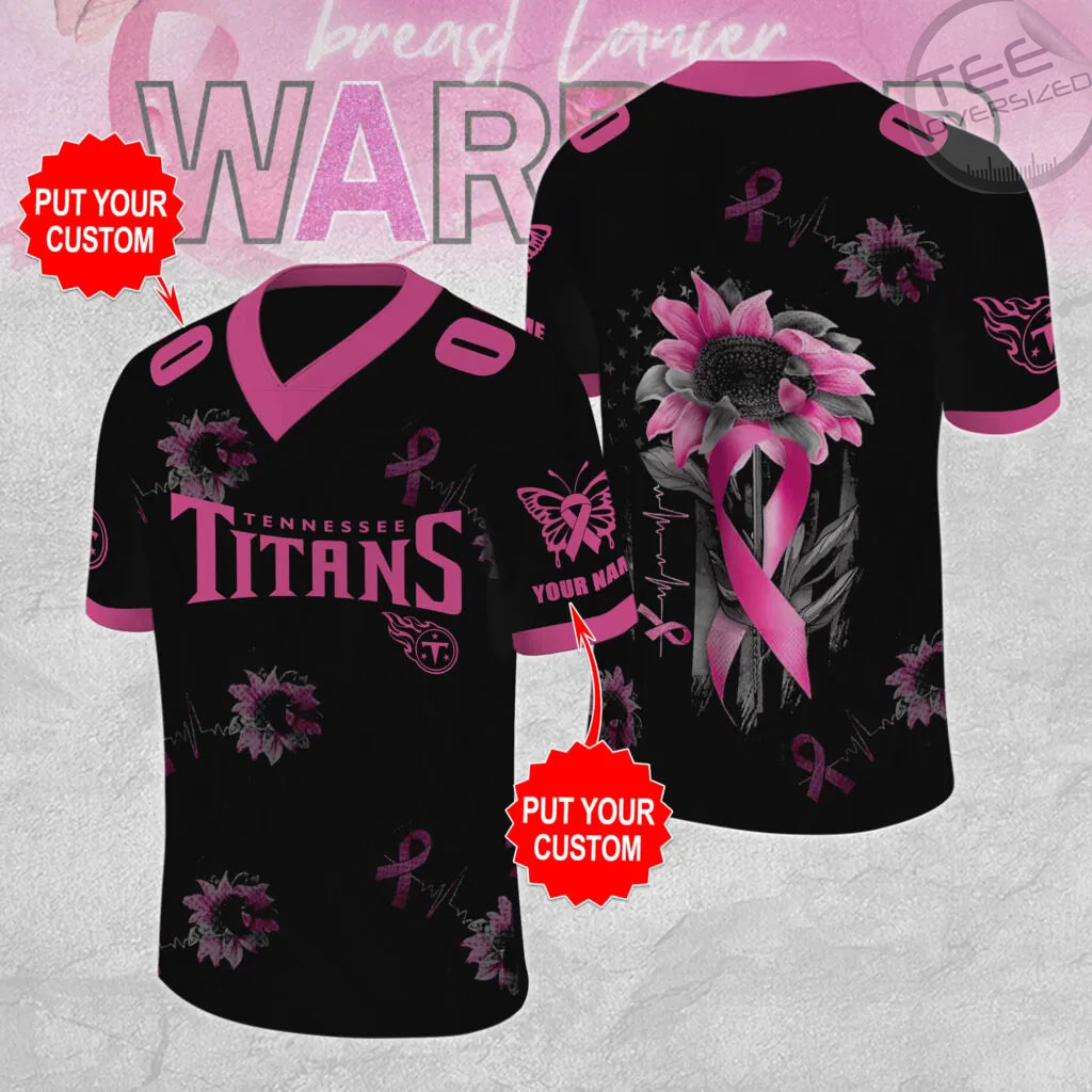 Tennessee Titans x Breast Cancer Awareness Football Jersey