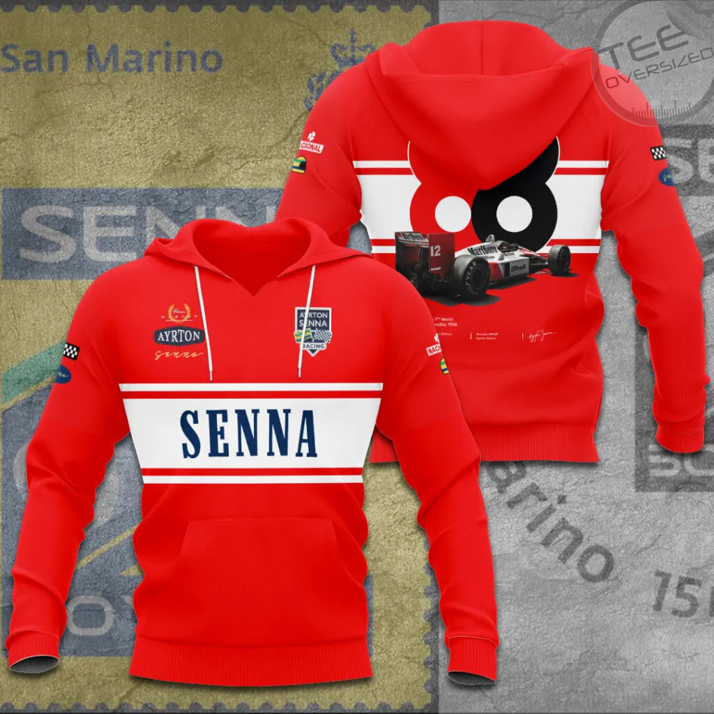 Ayrton Senna Hoodie 01