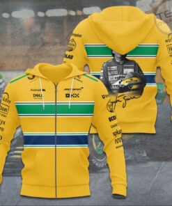 Ayrton Senna Zip Hoodie 04