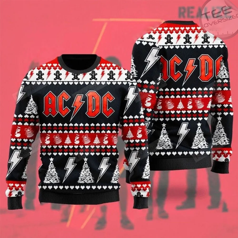 Best sellers ACDC Ugly Christmas Sweaters 03