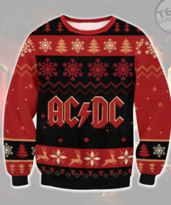 Best sellers ACDC Ugly Christmas Sweaters 04