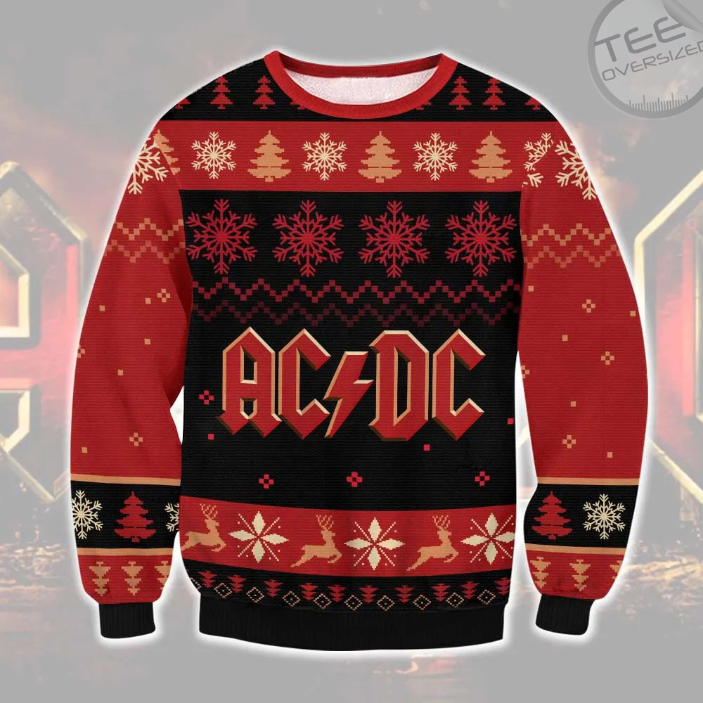 Best sellers ACDC Ugly Christmas Sweaters 04