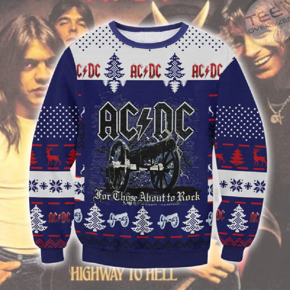 Best sellers ACDC Ugly Christmas Sweaters 06