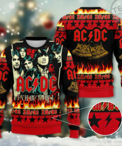 Best sellers ACDC Ugly Christmas Sweaters 08