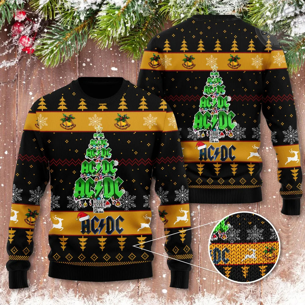Best sellers ACDC Ugly Christmas Sweaters 10