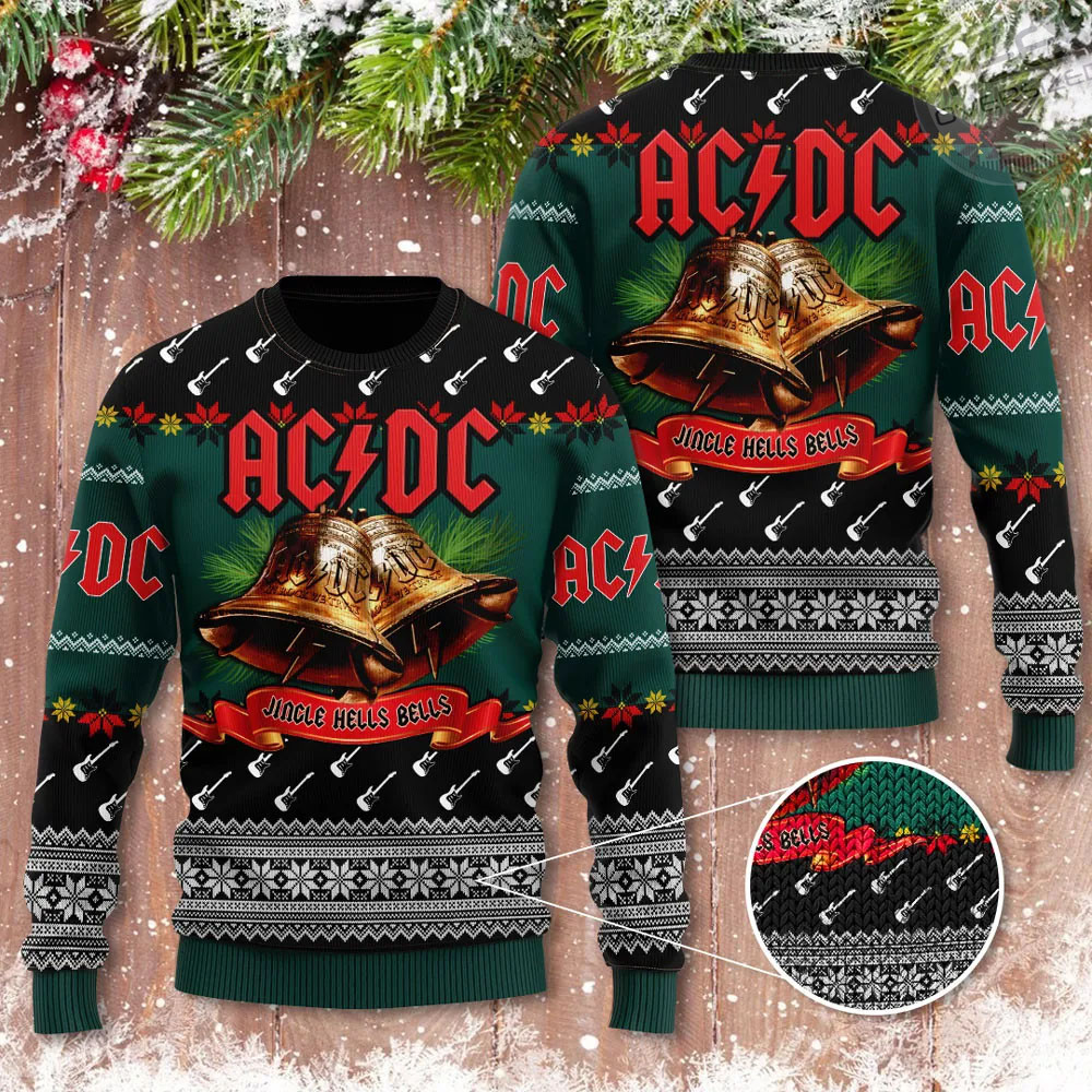 Best sellers ACDC Ugly Christmas Sweaters 15