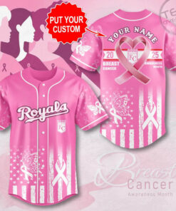 Kansas City Royals x Breast Cancer Awareness Baseball Jersey