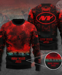 New York Jets x Stranger Things Ugly Sweater