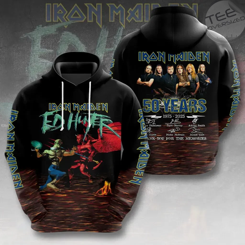 Best sellers Iron Maiden 50th Anniversary Hoodie 01