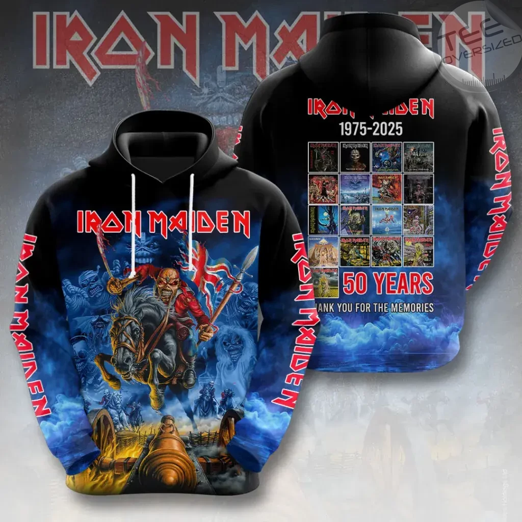 Best sellers Iron Maiden 50th Anniversary Hoodie 02