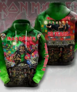 Best sellers Iron Maiden 50th Anniversary Hoodie 04