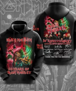 Best sellers Iron Maiden 50th Anniversary Hoodie 06