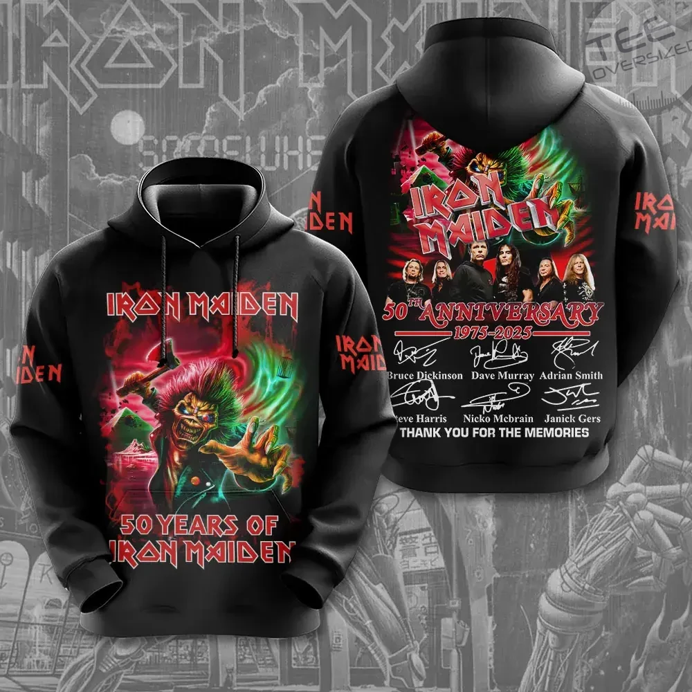 Best sellers Iron Maiden 50th Anniversary Hoodie 06