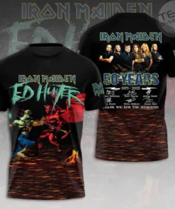 Best sellers Iron Maiden 50th Anniversary T shirt 02
