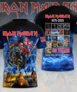 Best sellers Iron Maiden 50th Anniversary T shirt 03