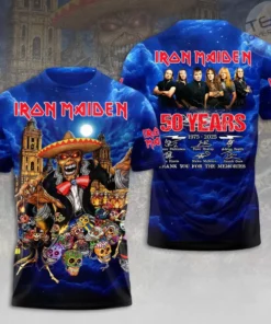 Best sellers Iron Maiden 50th Anniversary T shirt 04
