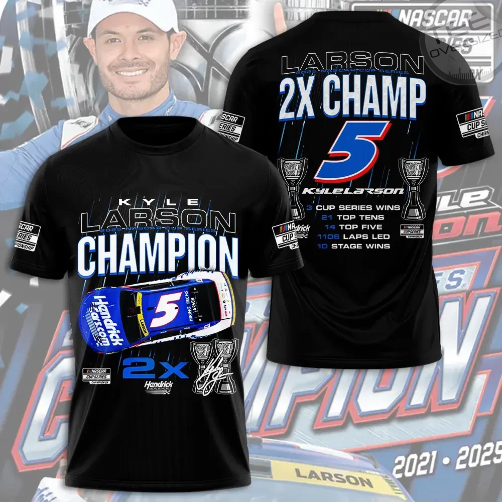 Best sellers Kyle Larson T shirt 03