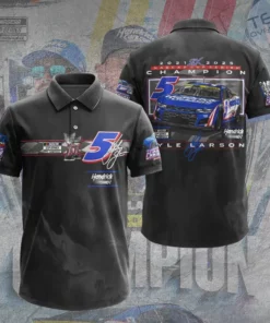 Best sellers Kyle Larson polo shirt 05