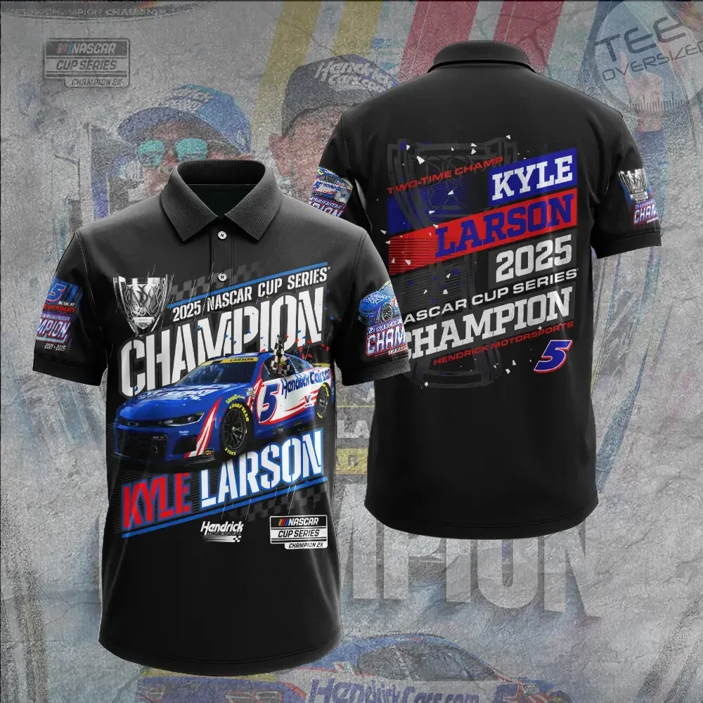 Best sellers Kyle Larson polo shirt 10