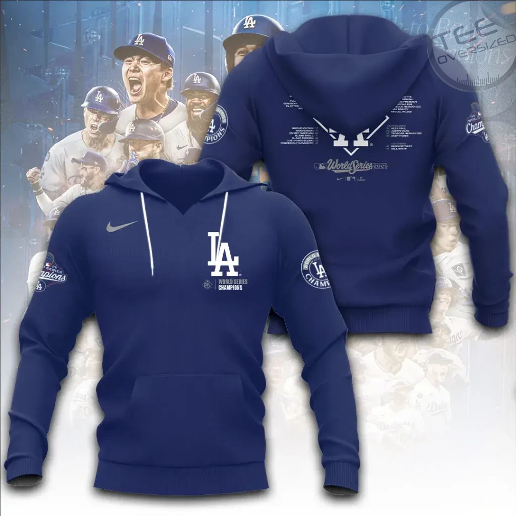 Best sellers Los Angeles Dodgers World Series Hoodie 02