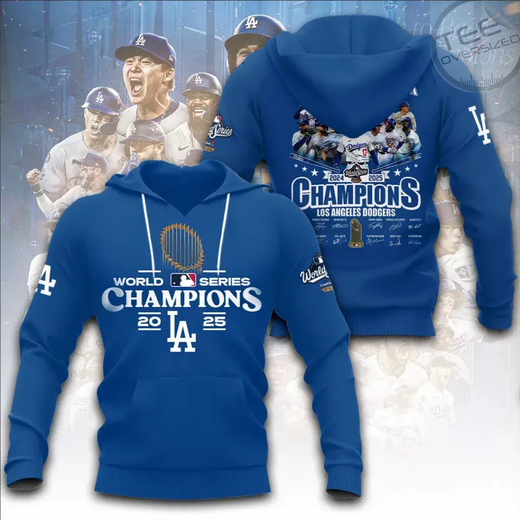 Best sellers Los Angeles Dodgers World Series Hoodie 06
