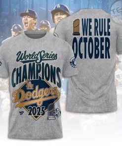 Best sellers Los Angeles Dodgers World Series T shirt 05