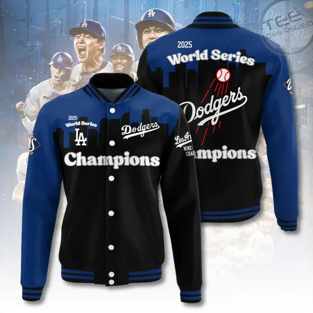 Best sellers Los Angeles Dodgers varsity jacket 04