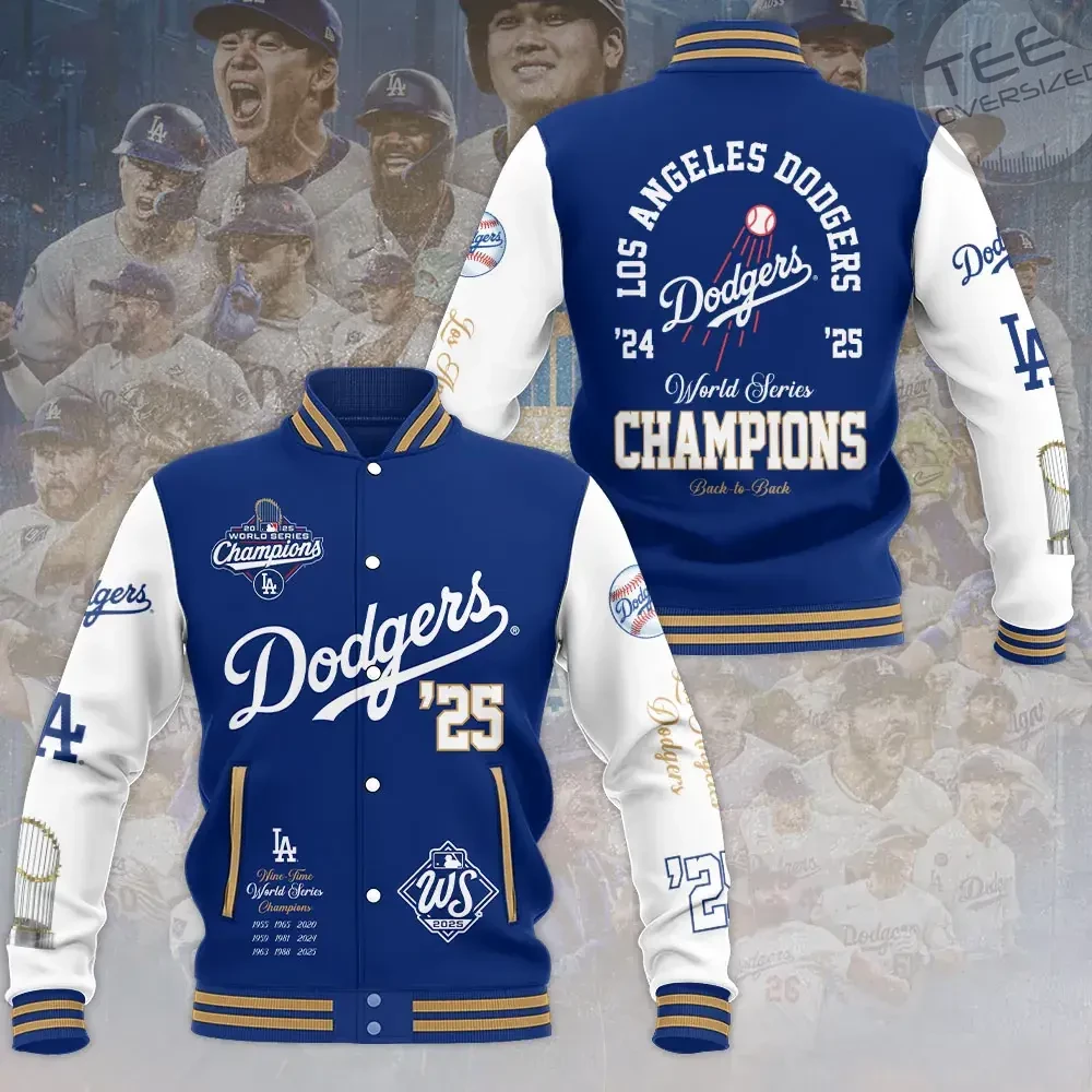 Best sellers Los Angeles Dodgers varsity jacket 05