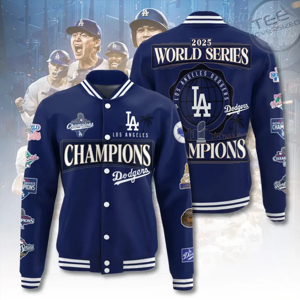 Best sellers Los Angeles Dodgers varsity jacket 08