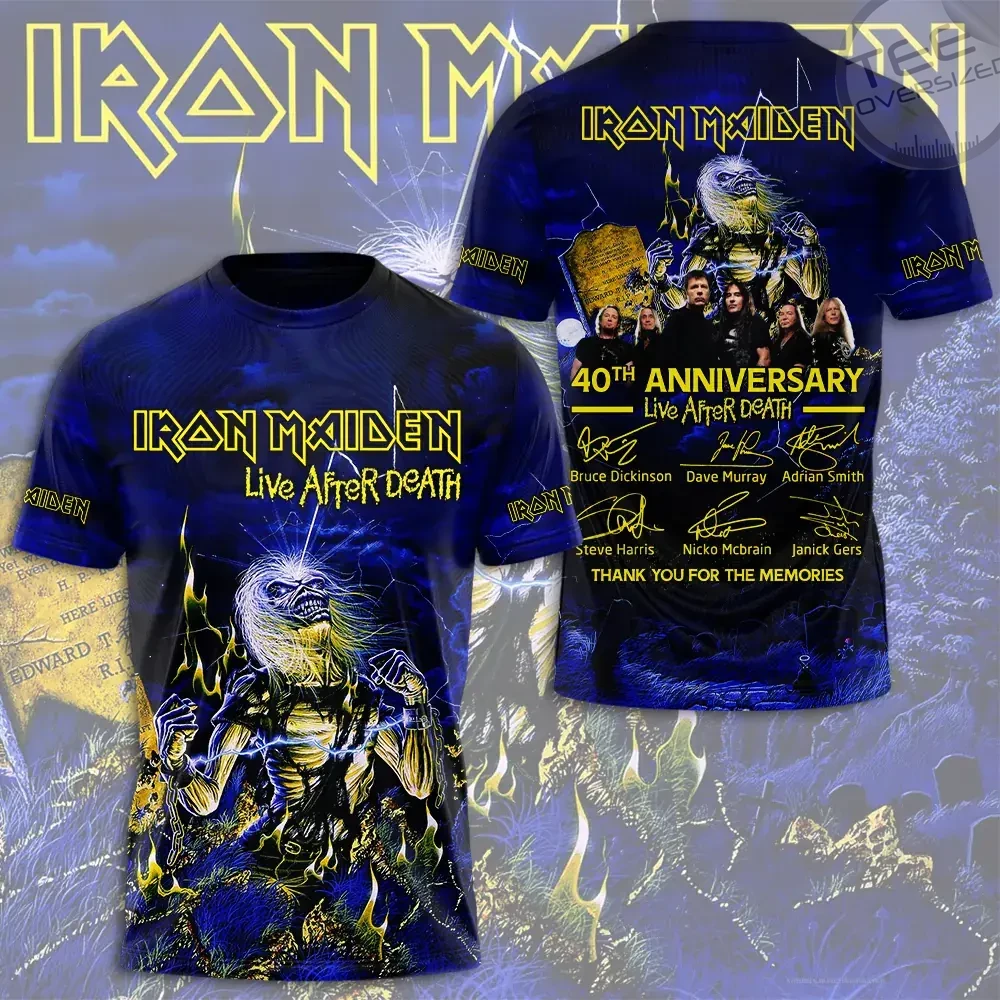 Iron Maiden Life After Death T shirt