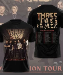 Three Days Grace T shirt 01