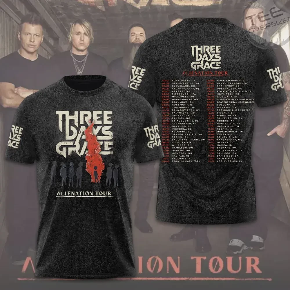 Three Days Grace T shirt 02