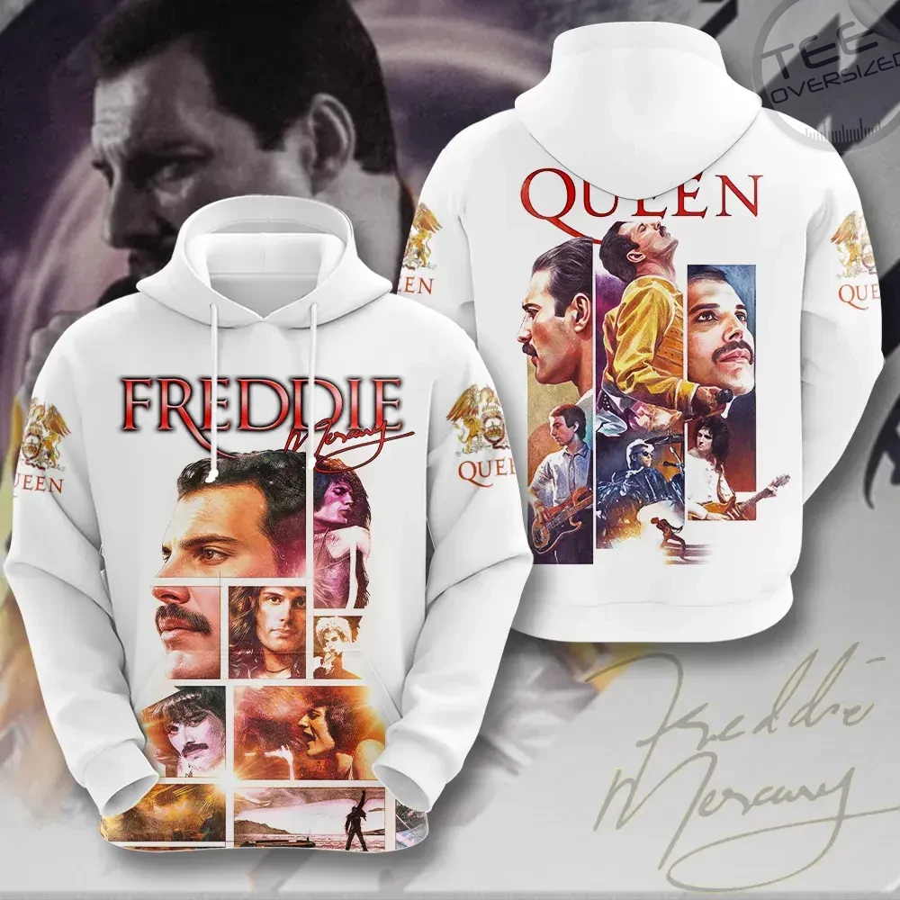Freddie Mercury x Queen Band Hoodies