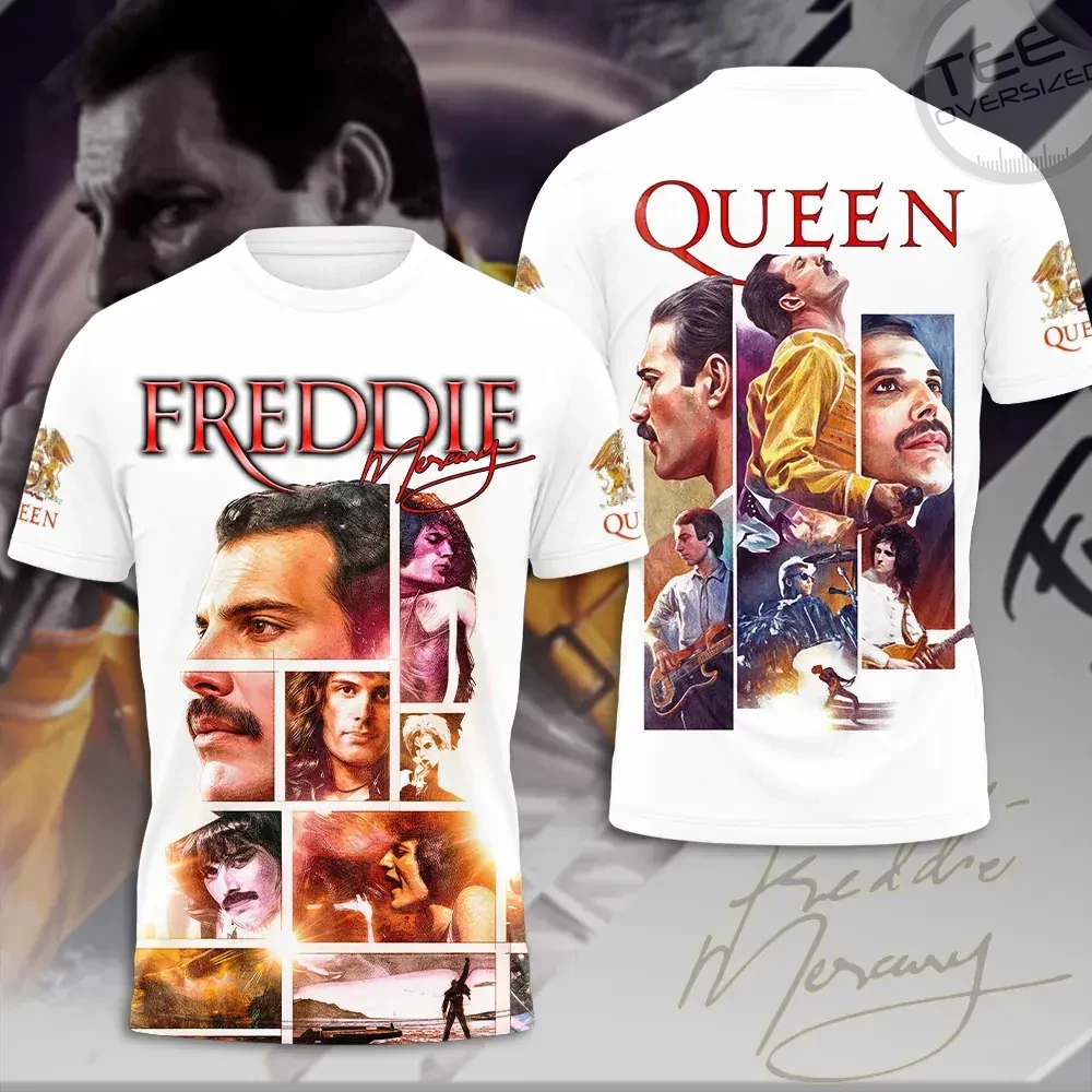 Freddie Mercury x Queen Band T Shirts
