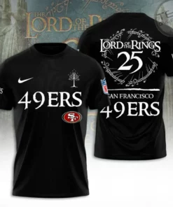 San Francisco 49ers x The Lord of The Rings T Shirt