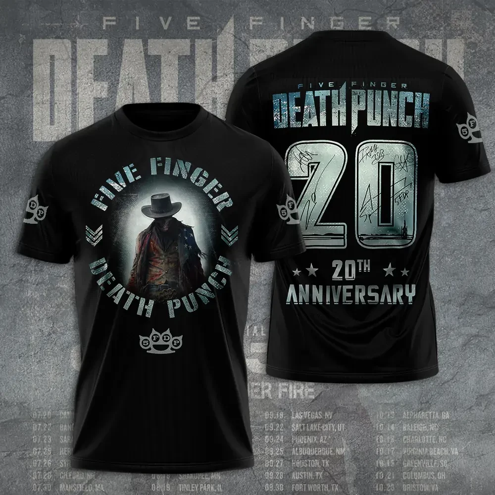 Five Finger Death Punch Tour 2026 T Shirt