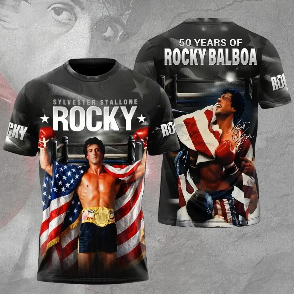 Rocky 50th Anniversary T Shirt