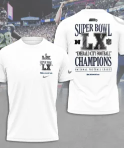 Seattle Seahawks White T Shirt