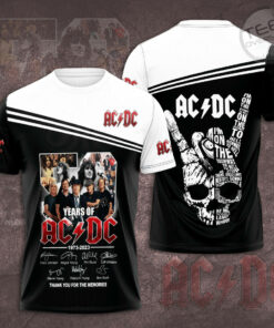50 years ACDC T shirt 1