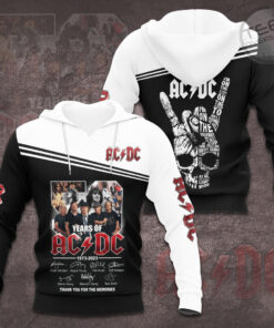50 years ACDC hoodie 1
