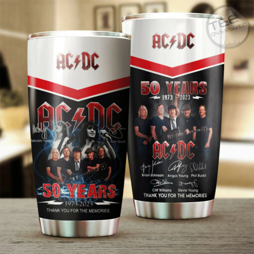 AC DC Rock Music Tumbler Cup