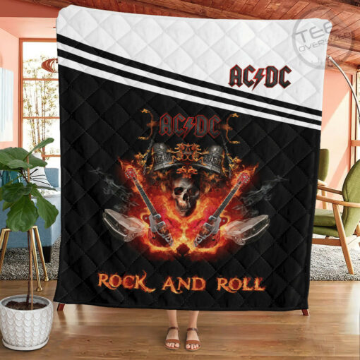 ACDC quilt blanket 1 1