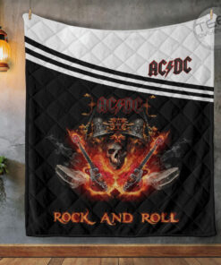 ACDC quilt blanket