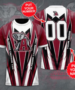 Alabama Crimson Tide 3D T shirt 07